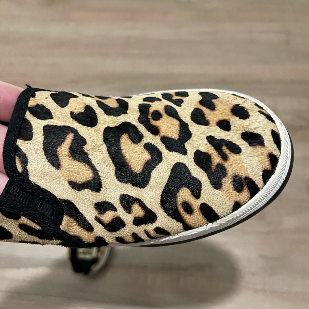 Kate Spade x Keds Leopard Print Slip-On Sneakers - Picture 7 of 8